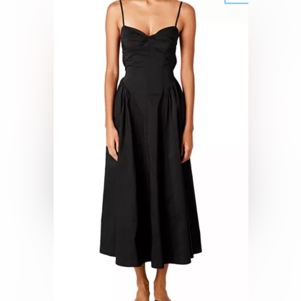 Nia Black Destene Poplin Dress - Picture 4 of 5